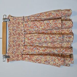 Rails Addison Tiered Mini Skirt Smocked Floral Wildflower Print Cottagecore Boho